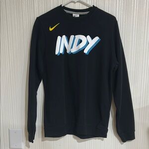 Nike Black Crewneck Sweater with Indy Print